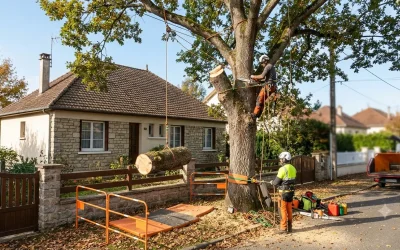 Démontage arbre par sections Limoges : technique 2026