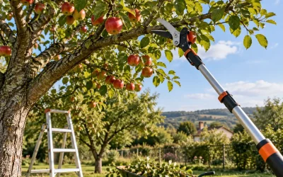 Guide pour tailler un arbre fruitier trop haut